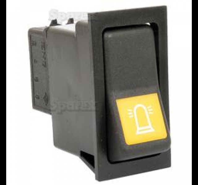 Rocker Switch Kit- Rotating Warning Beacon
