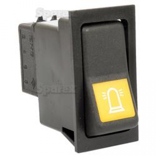 Rocker Switch Kit- Rotating Warning Beacon