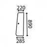 Cab Glass- Opening Top Front Door
