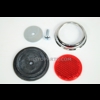 Reflector met Chromen ring Histoparts