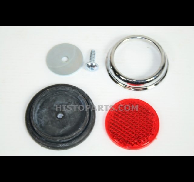 Reflector met Chromen ring Histoparts