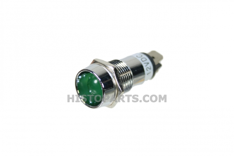 LED Controle lamp in Chromen behuizing