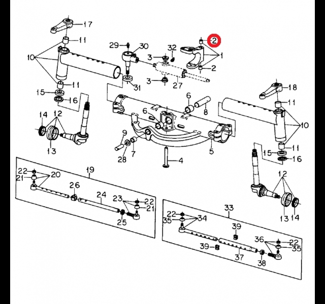 Pivot Pin Bushing. International Histoparts