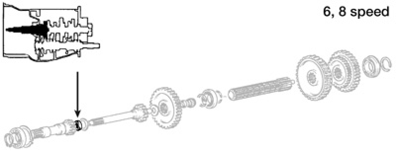 Gearbox Input Housing Seal. 28,5x41,3x9,5mm Histoparts