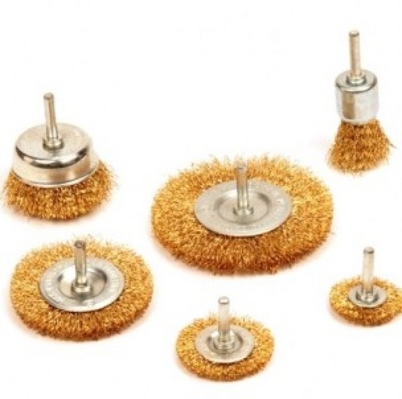 Rotating Wire Brush Kit. 6 pc.