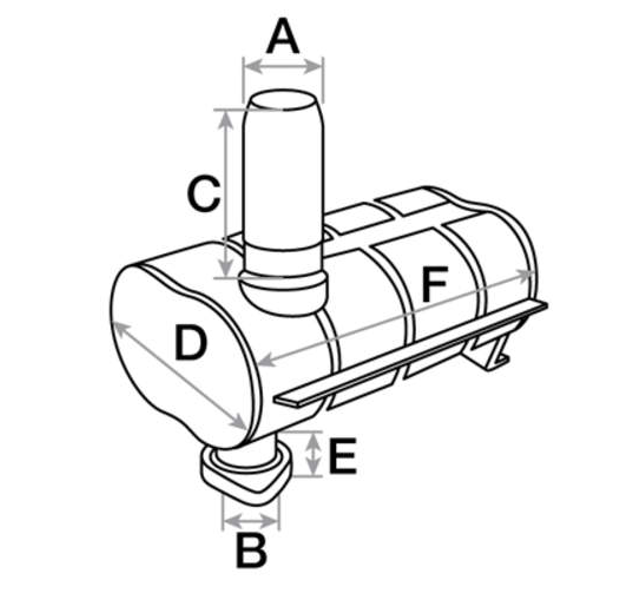 Silencer, John Deere (2) Histoparts