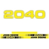 John Deere 2040 Bonnet Decal set