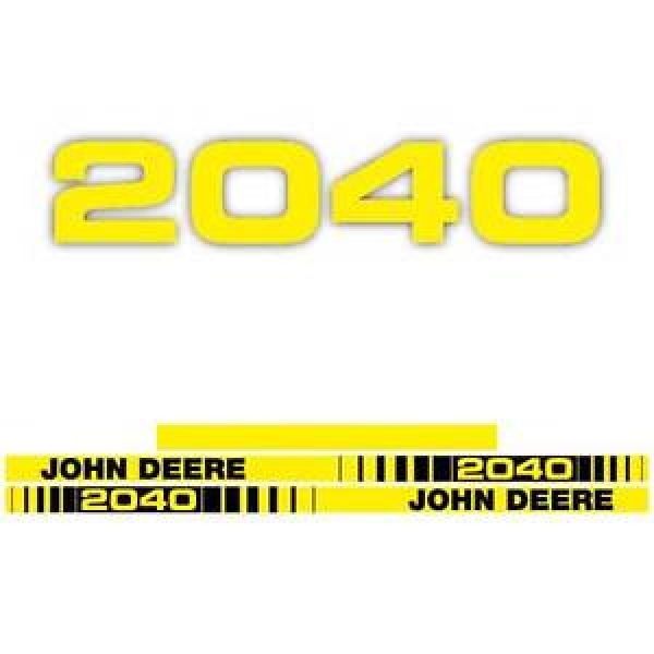 John Deere 2040 Bonnet Decal set