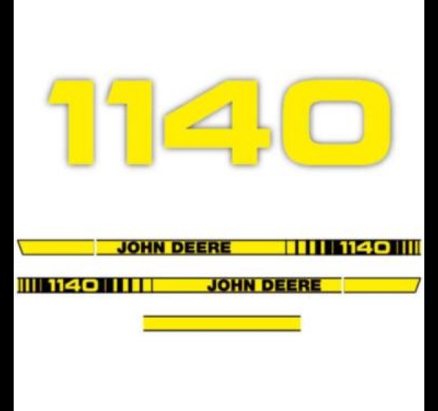 John Deere 1140 Motorkap stikkerset