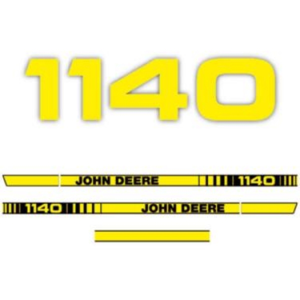 John Deere 1140 Bonnet Decal set