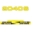 John Deere 2040 S Motorkap Stikkerset