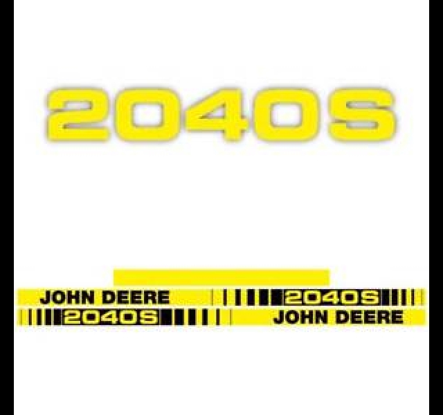 John Deere 2040 S Motorkap Stikkerset