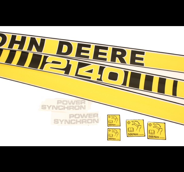 John Deere 2140 Bonnet Decal Set