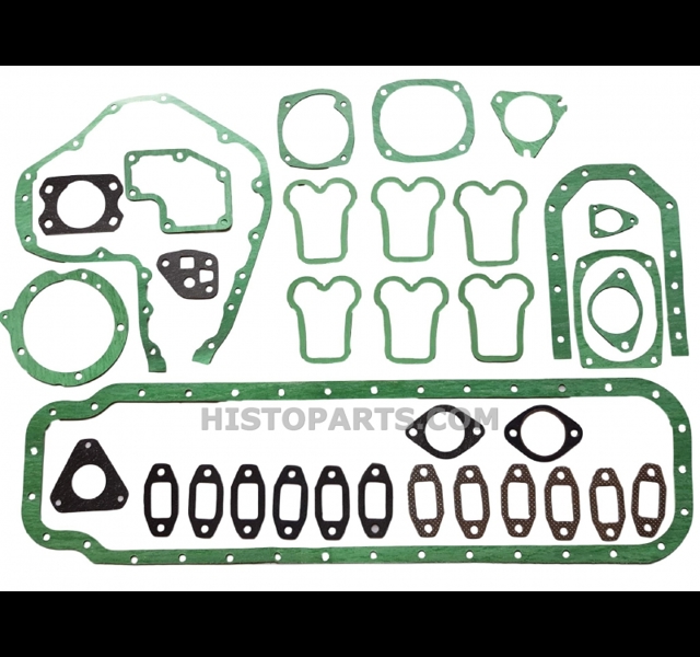 Onderblok pakking Set. Fendt 6 Cilinder.  MWM D225 / D226