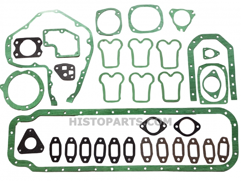 Lower Engine Gasket Set. Fendt 6 Cylinder.  MWM D225 / D226