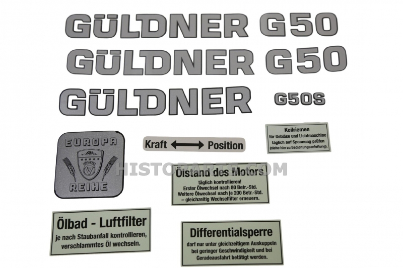 Decal Set Guldner G50