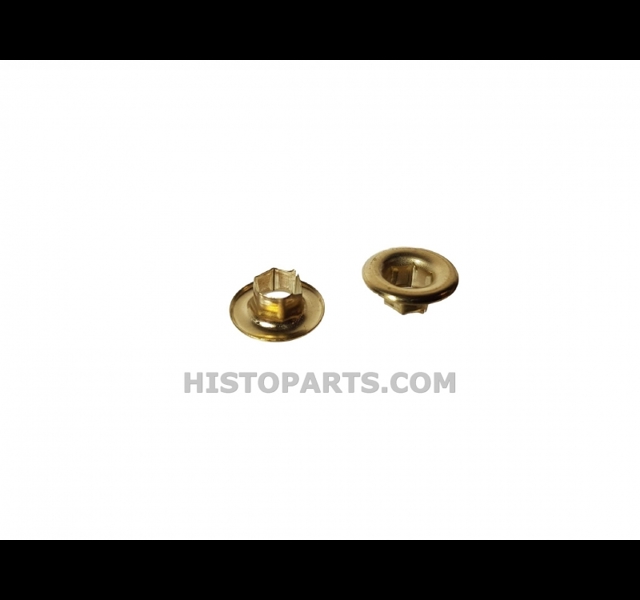 Brass Ring Crimp Spark Plug/Magneto Terminal