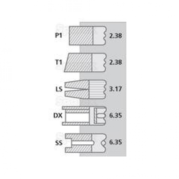 Perkins Piston Ring Set fits Cast Iron Liner (Duraflex) Histoparts