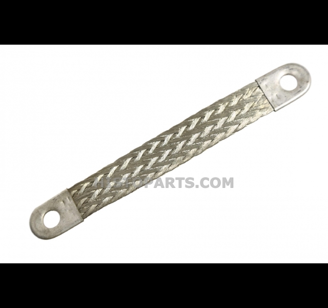 Flat Braided Ground Strap, 165 mm