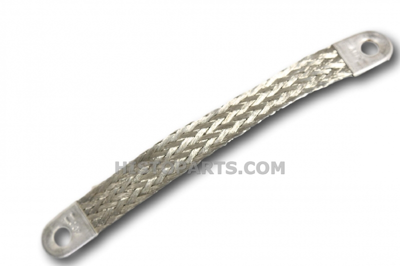 Flat Braided Ground Strap, 200 mm.