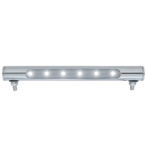 Kentekenplaat Verlichting 6 LED in RVS behuizing