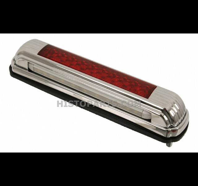 productphoto of Chrome License Plate Light w/ Third Brake Light - Red LED