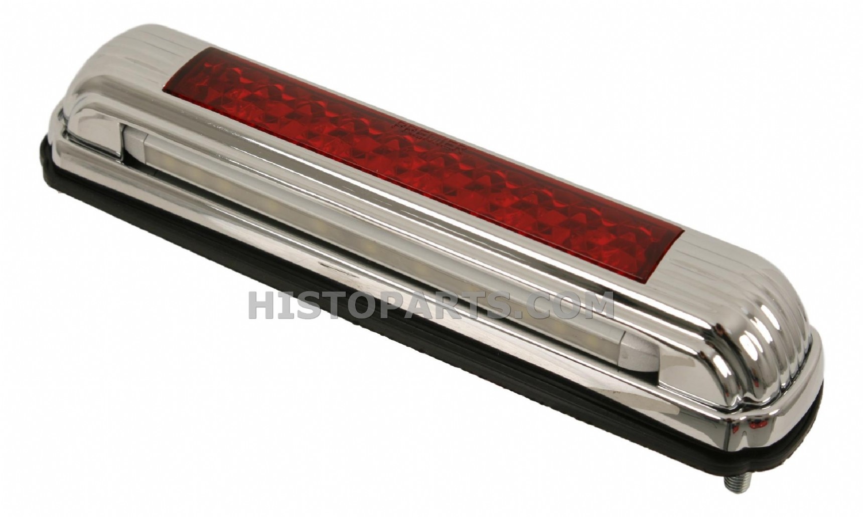 productphoto of Chrome License Plate Light w/ Third Brake Light - Red LED
