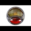 productphoto of Tail Light with indicator and licence plate light.  Chrome / Black housing