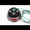 Tail Light with indicator and licence plate light.  Chrome / Black housing in detail