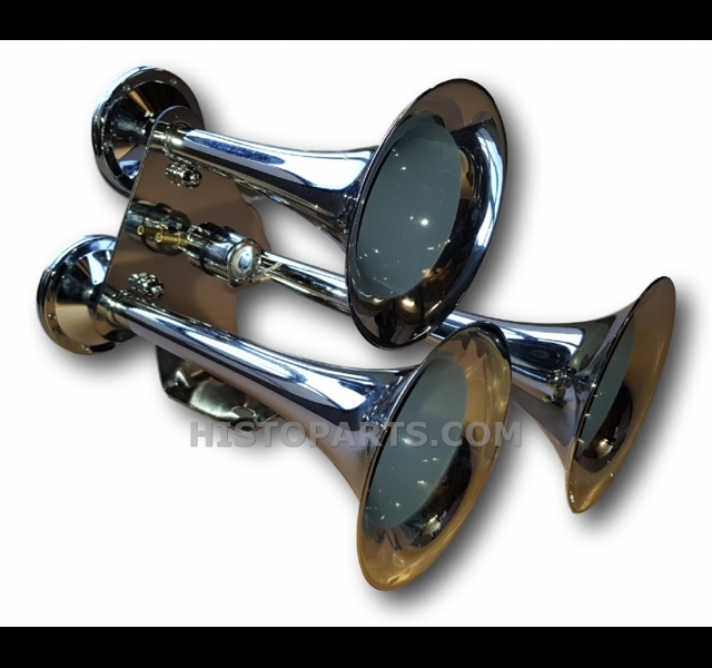 Chrome 3 Trumpet Train Horn