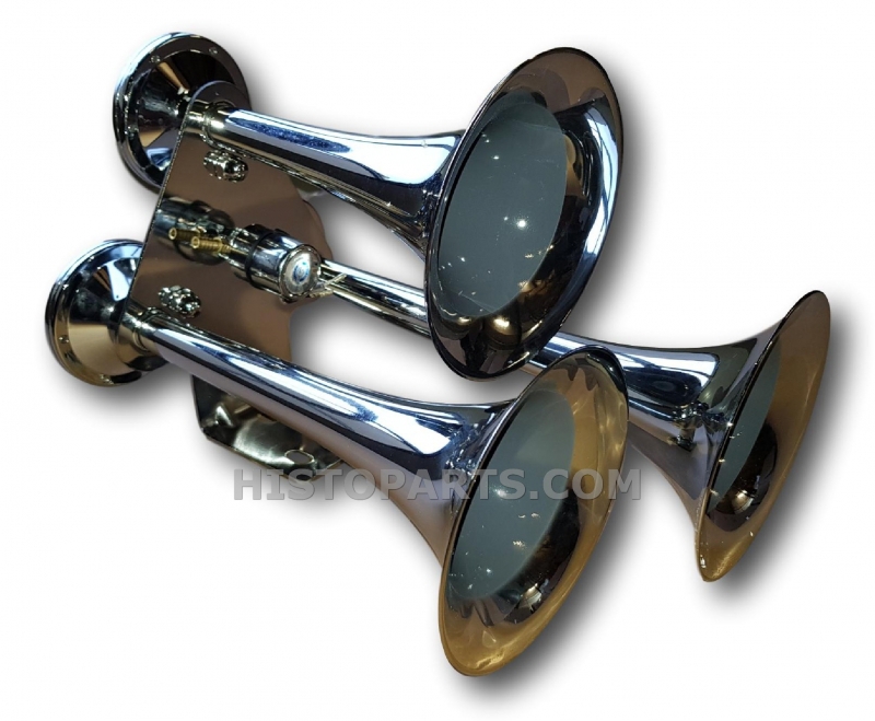 Chrome 3 Trumpet Train Horn