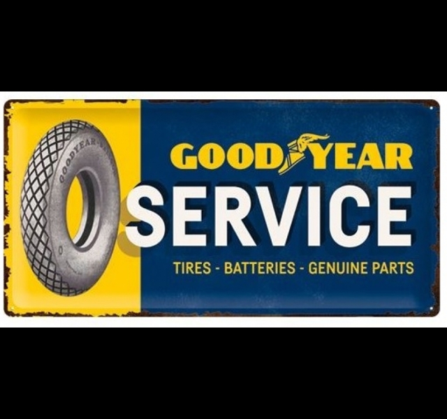 Goodyear Steel made all sign