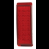 Achterlamp Glas, Rood