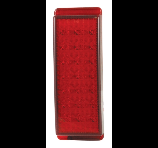 Achterlamp Glas, Rood