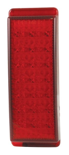 Achterlamp Glas, Rood