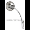 Hinge Pin Mirror. Curved arm