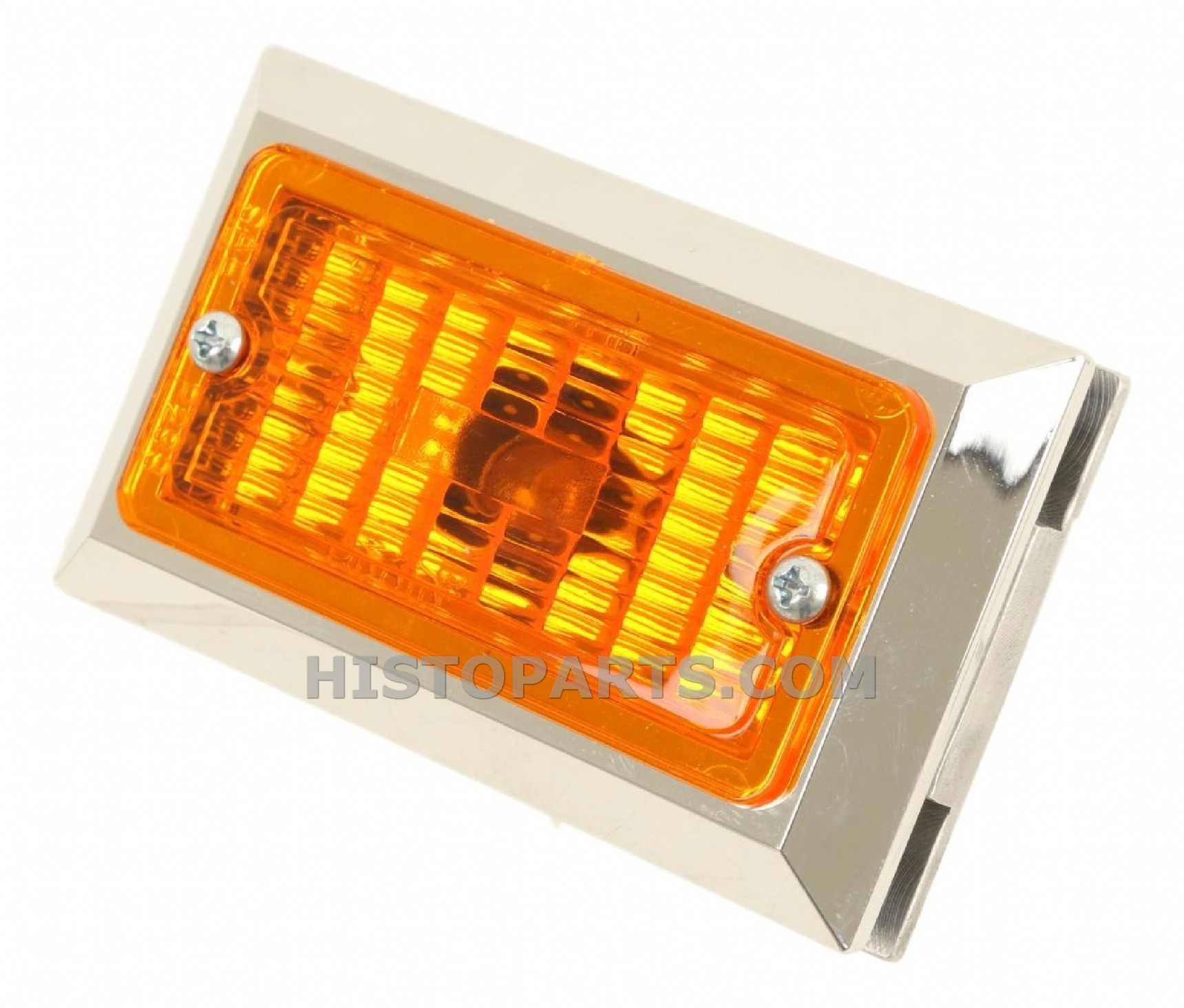 Indicator light, mounts between bumper
