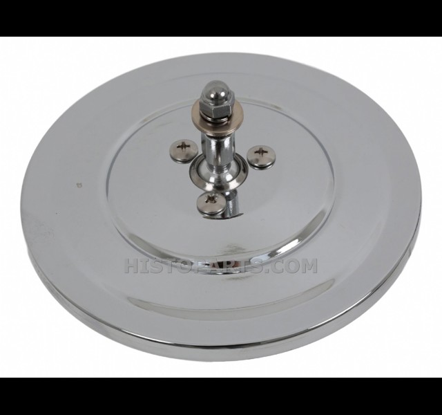 Spiegel met Verchroomde Behuizing, Ø 127 mm