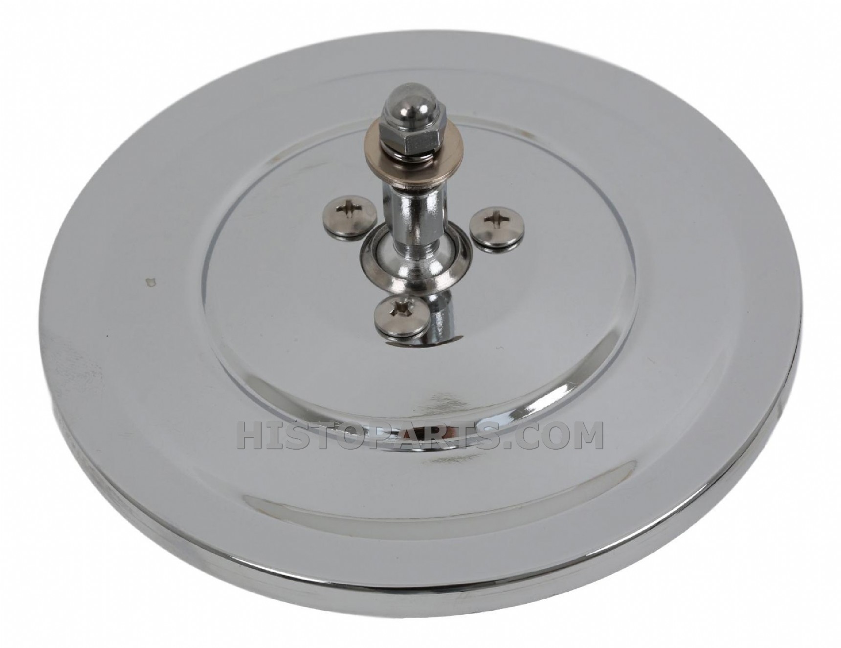 Spiegel met Verchroomde Behuizing, Ø 127 mm