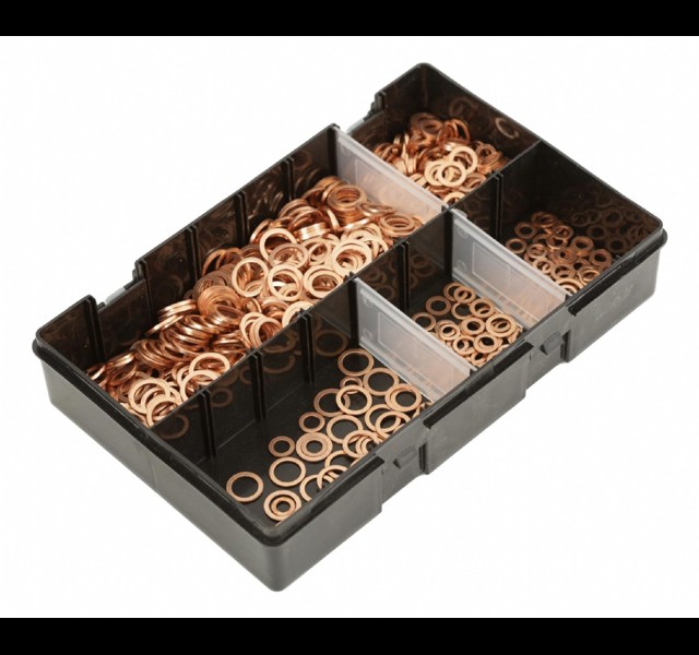 Metric Copper Washer Assortment Box Histoparts
