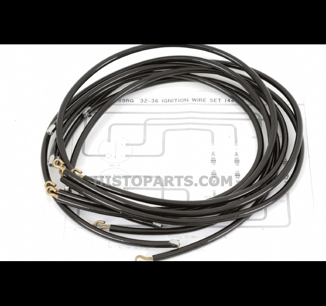 Spark Plug Wire Set. Ford v8 1932-36