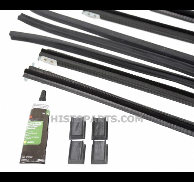 Window Channel Kit Front Doors A-Ford Histoparts