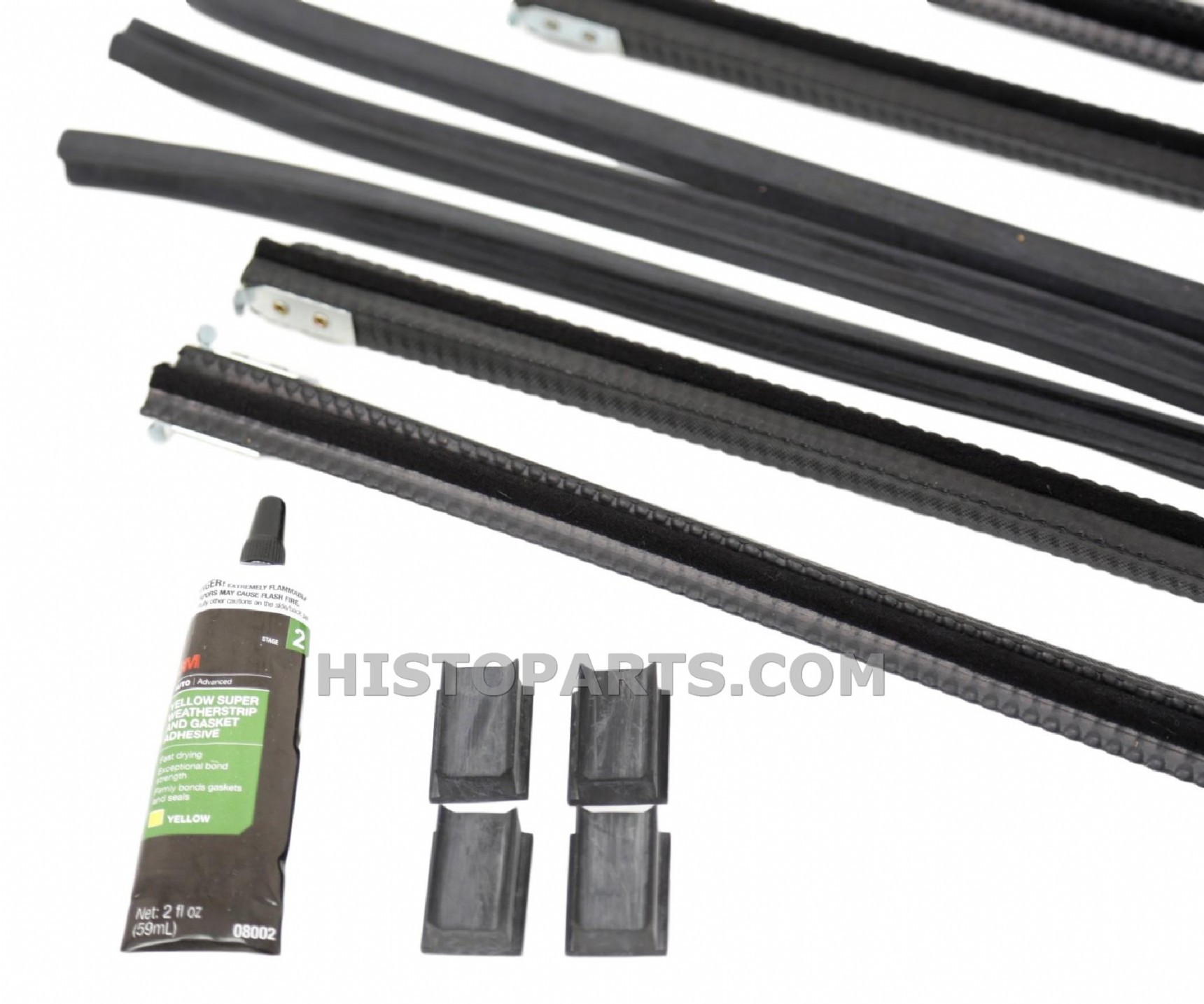 Window Channel Kit Front Doors A-Ford Histoparts