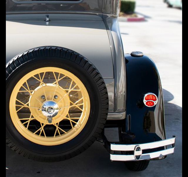 close-up ofLED Sequential Tail Light