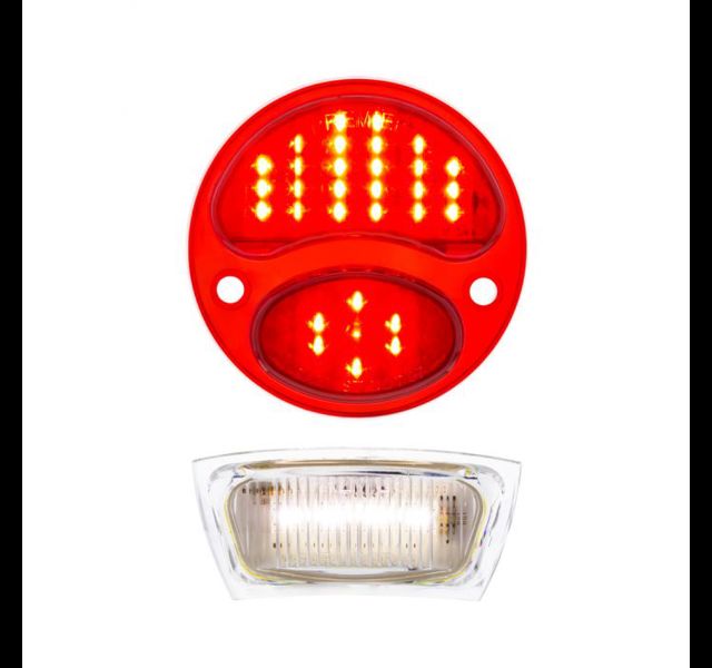 reserve-onderdeel Achterlicht inzet met Kenteken verlichting in LED 