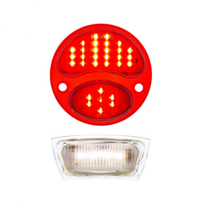 reserve-onderdeel Achterlicht inzet met Kenteken verlichting in LED 