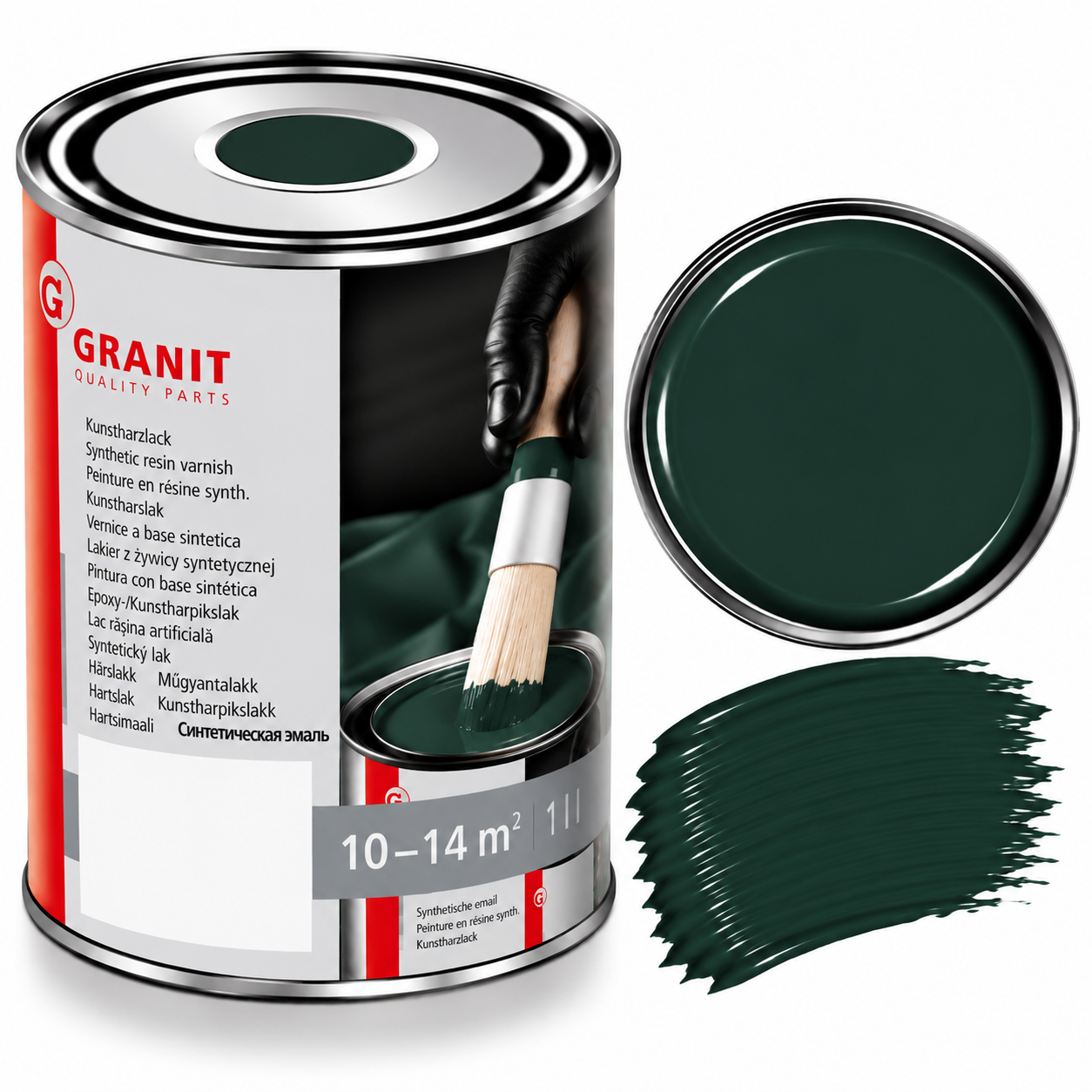 RAL 6012 Black Green 1 Liter