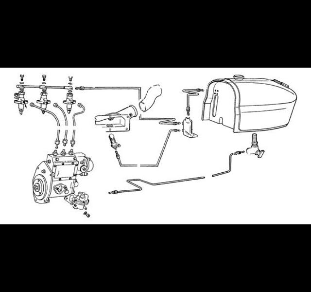 Fordson Dexta Gloei installatie Ombouw Set  Histoparts