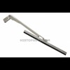 Universal wiper blade and arm in stainless steel
