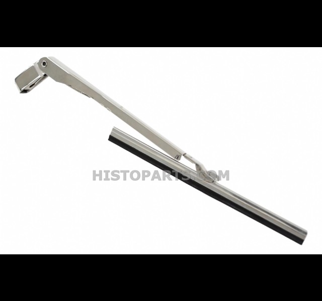 Universal wiper blade and arm in stainless steel